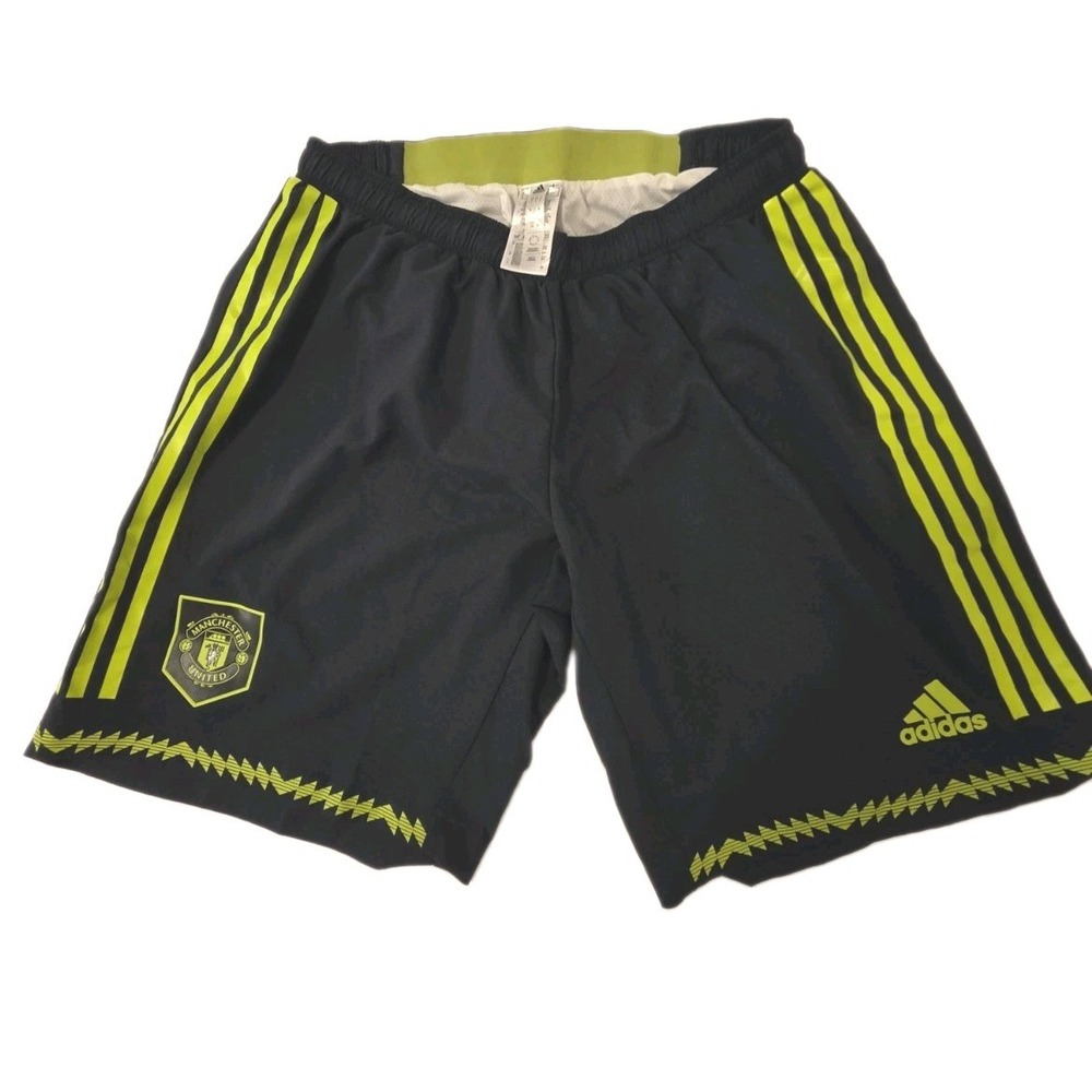 Manchester United Third Football Soccer Shorts 2022 Adidas Young SZ Large